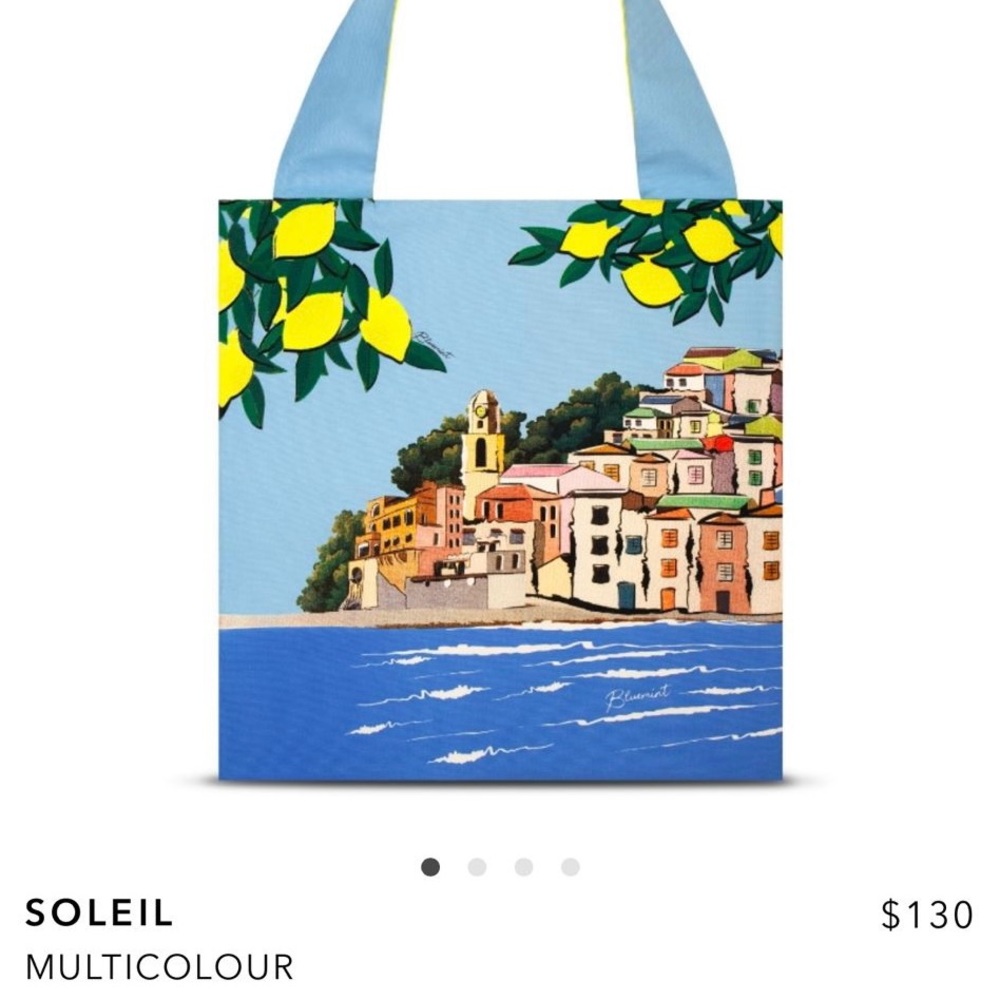 Multicolor Scenic Tote Bag